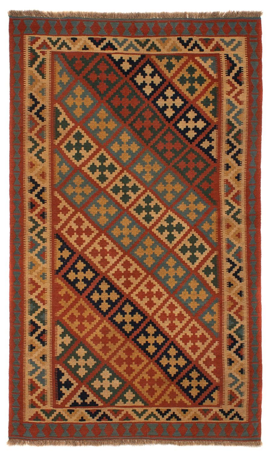 Tappeto Kelim - Orientale - 218 x 145 cm - marrone