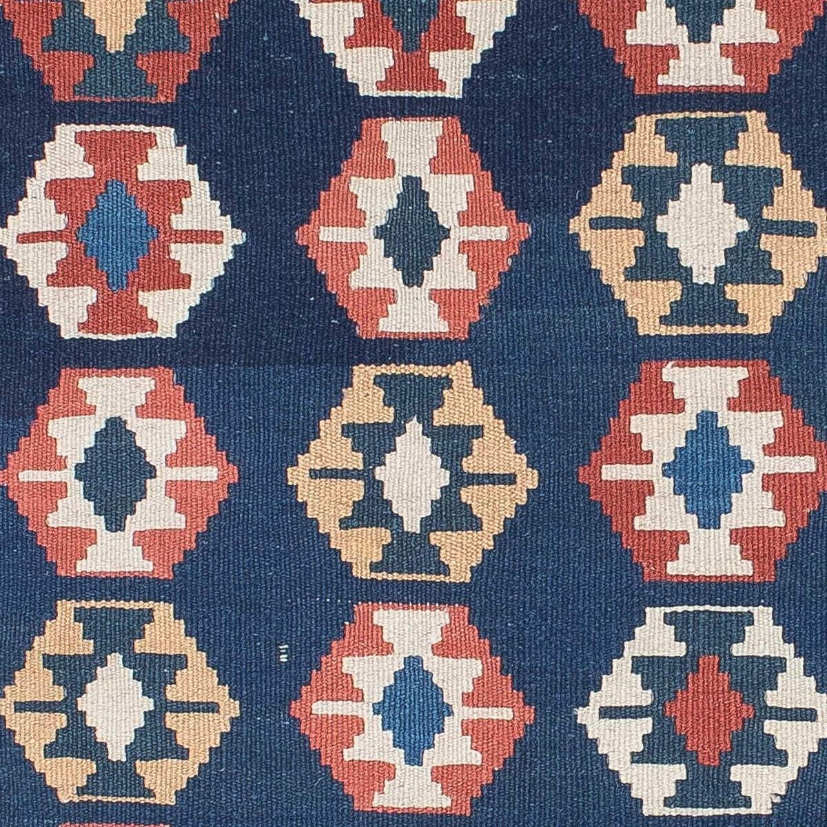 Tappeto corsia Tappeto Kelim - Orientale - 186 x 104 cm - blu