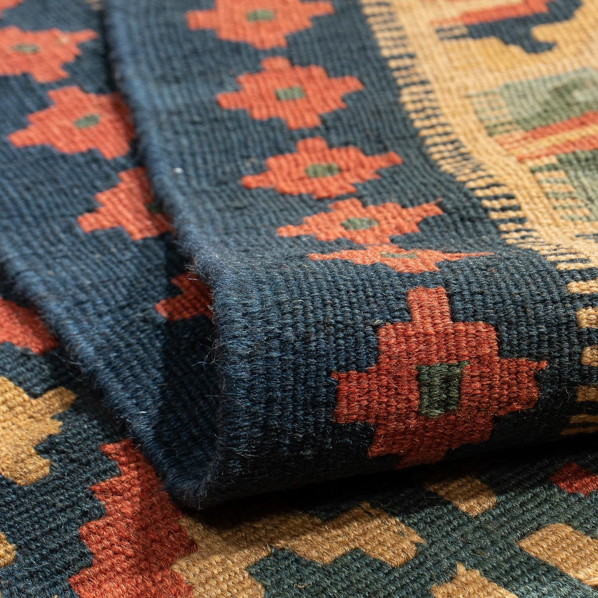 Tappeto Kelim - Orientale - 213 x 148 cm - rosso scuro