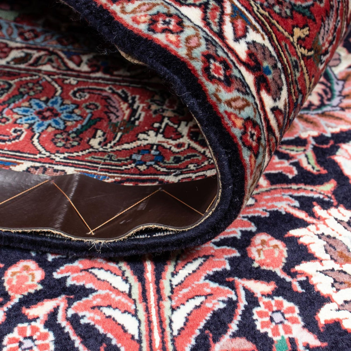 Tappeto Persero - Bidjar - 209 x 130 cm - blu scuro