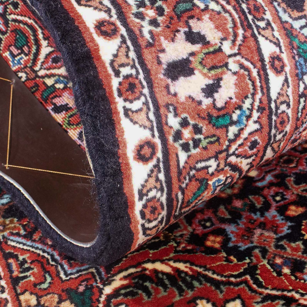 Tappeto Persero - Bidjar - 140 x 68 cm - blu scuro