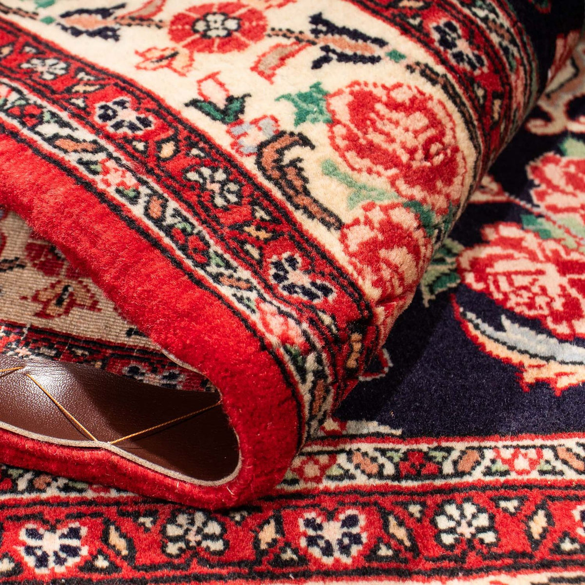 Tappeto Persero - Bidjar quadrato  - 161 x 148 cm - rosso