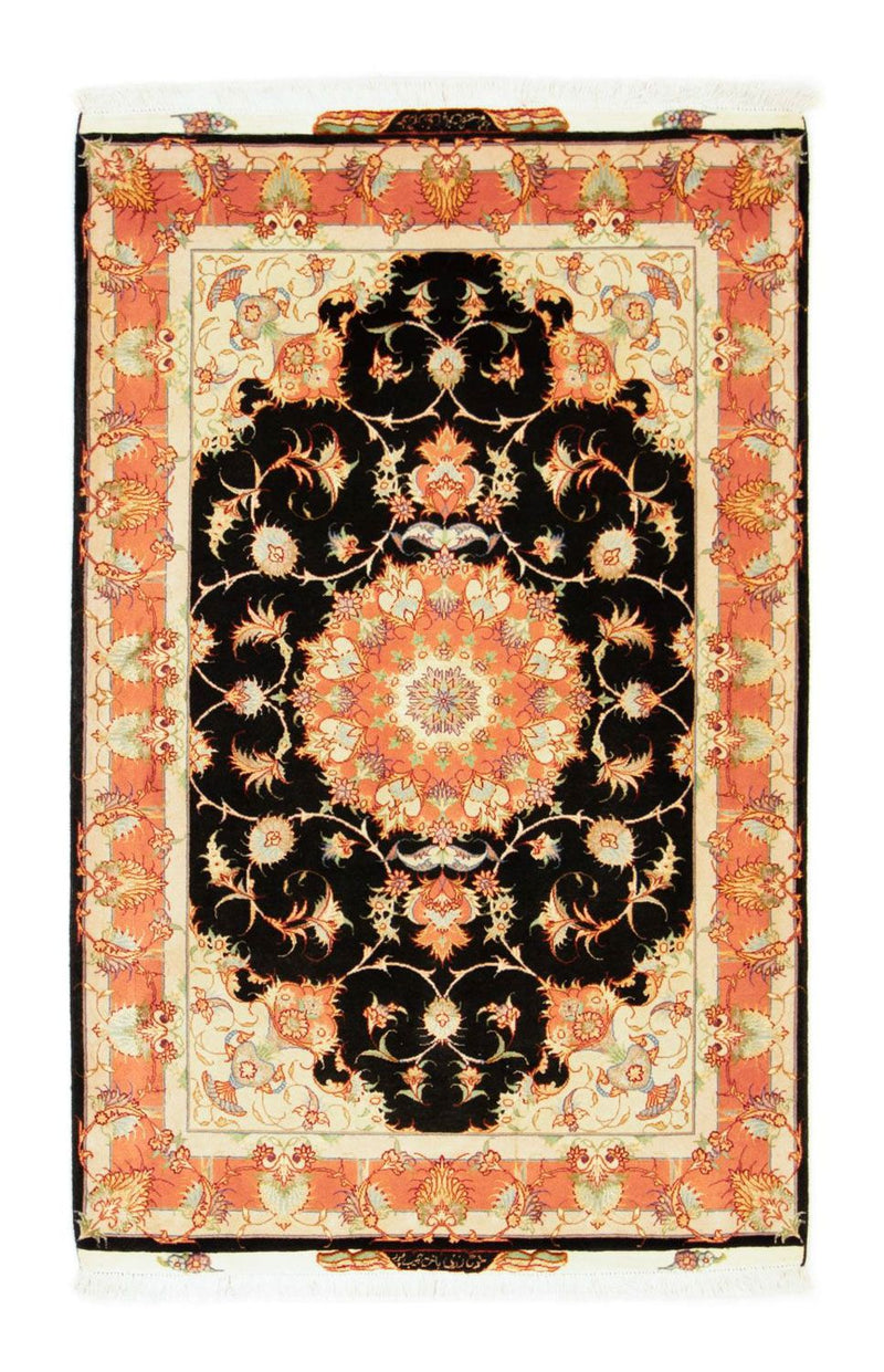 Tappeto Persero - Tabriz - Reale - 163 x 104 cm - nero