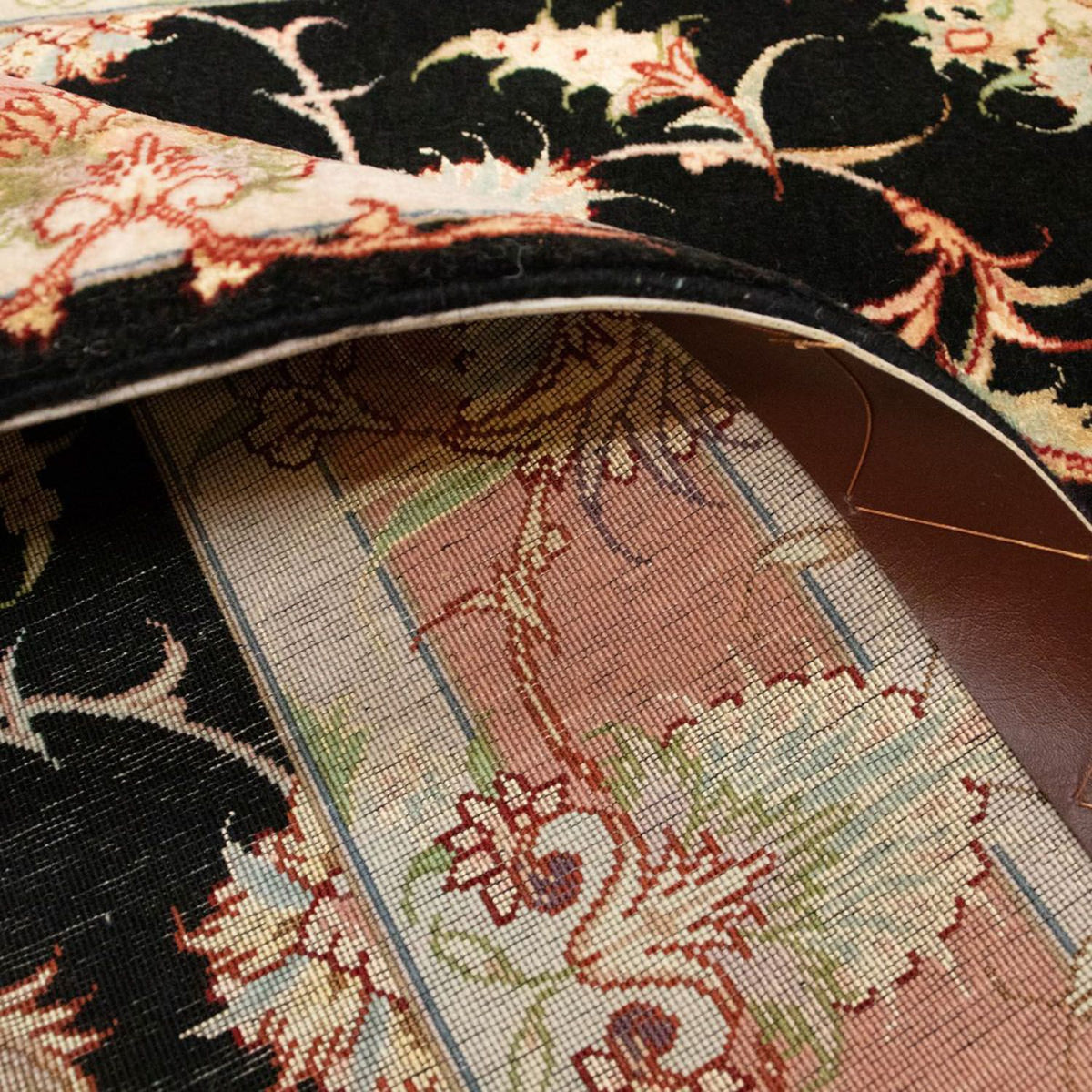 Tappeto Persero - Tabriz - Reale - 163 x 104 cm - nero