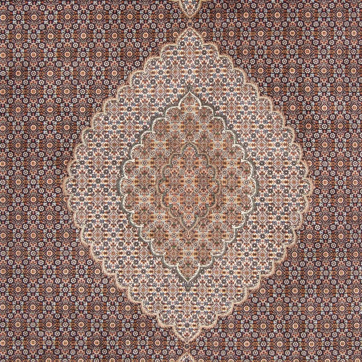 Tappeto Persero - Tabriz - 302 x 205 cm - blu scuro