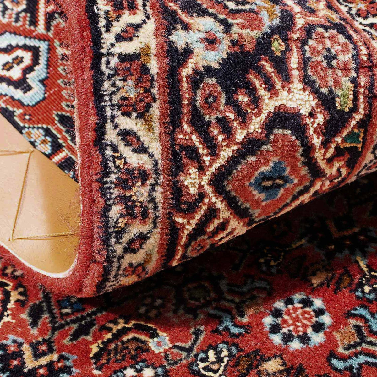 Tappeto Persero - Bidjar - 137 x 96 cm - rosso scuro