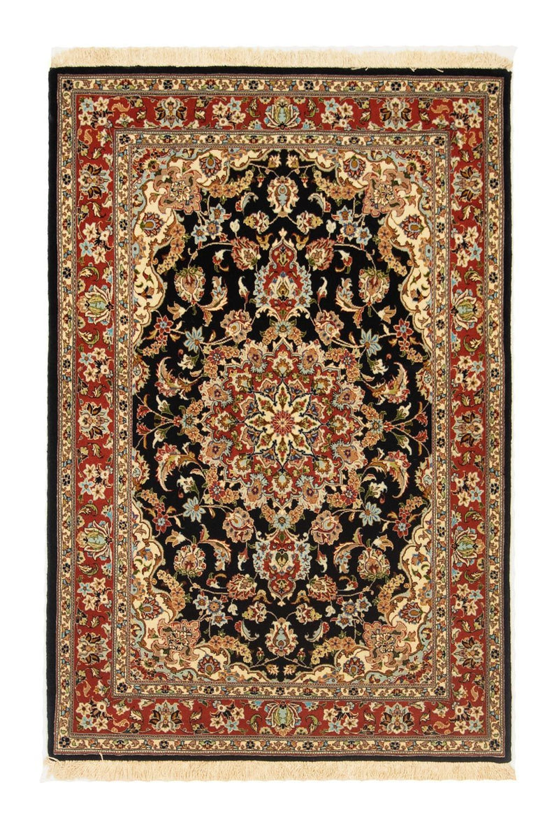 Tappeto Persero - Ghom - 146 x 100 cm - nero