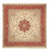 Tappeto Persero - Tabriz - Reale quadrato - 209 x 208 cm - beige