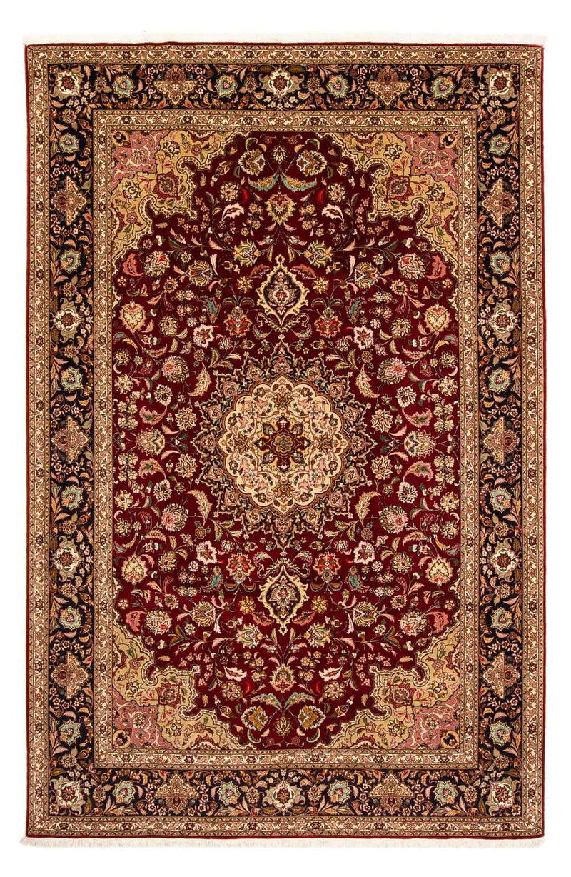 Tappeto Persero - Tabriz - Reale - 310 x 202 cm - rosso scuro