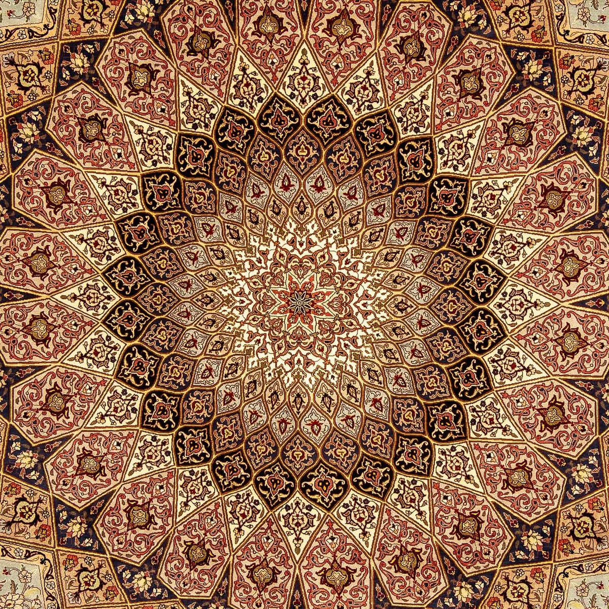 Tappeto Persero - Tabriz - Reale - 355 x 252 cm - multicolore