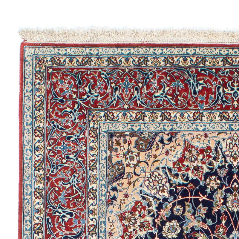 Tappeto Persero - Isfahan - Premio - 220 x 152 cm - blu scuro