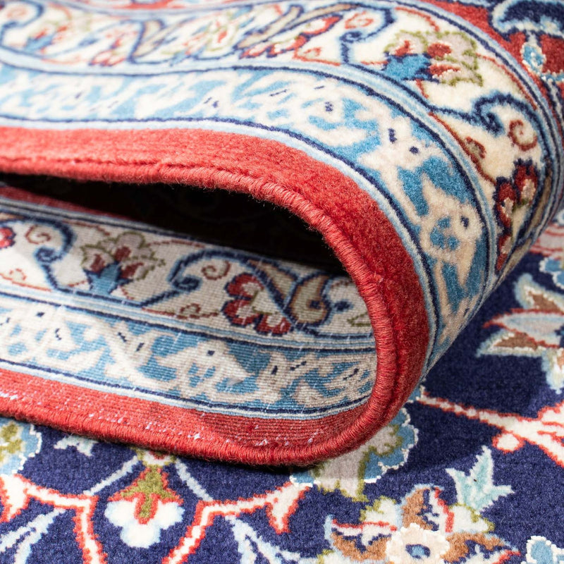Tappeto Persero - Isfahan - Premio - 220 x 152 cm - blu scuro
