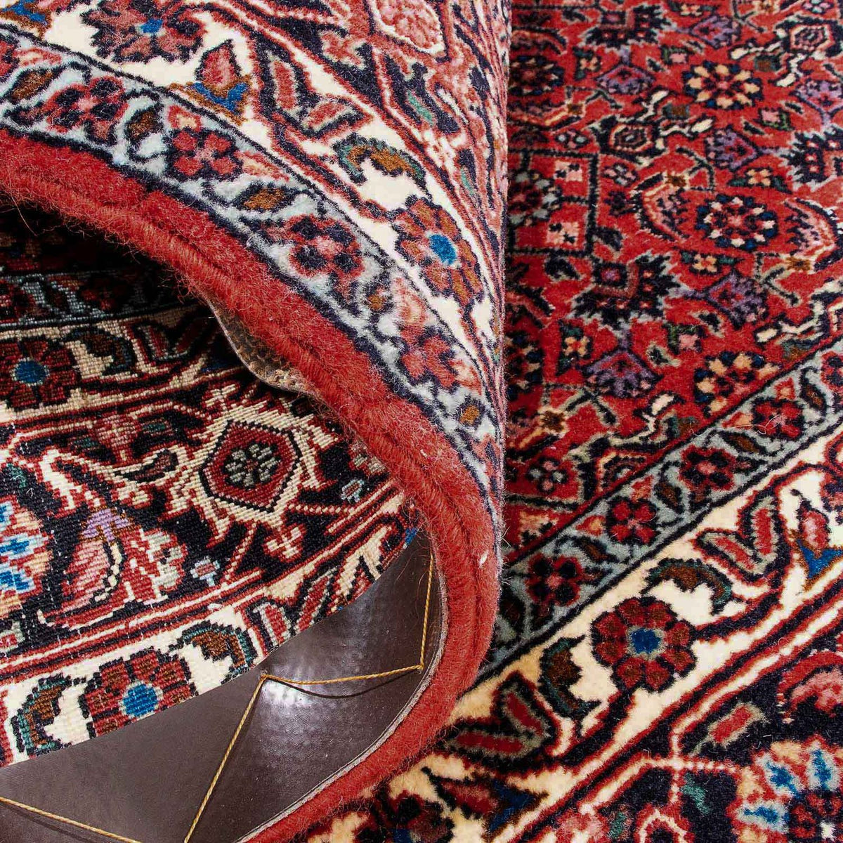 Tappeto Persero - Bidjar quadrato  - 126 x 124 cm - rosso