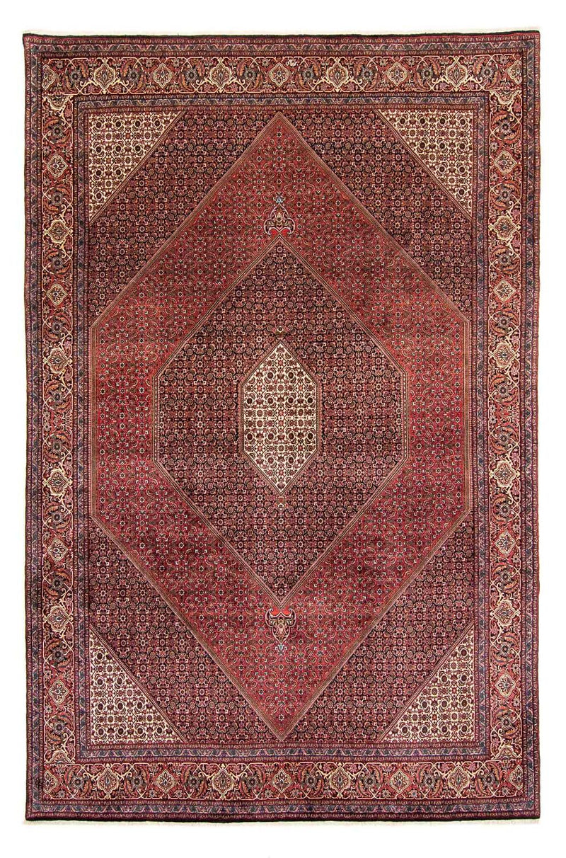 Tappeto Persero - Bidjar - 382 x 249 cm - rosso scuro
