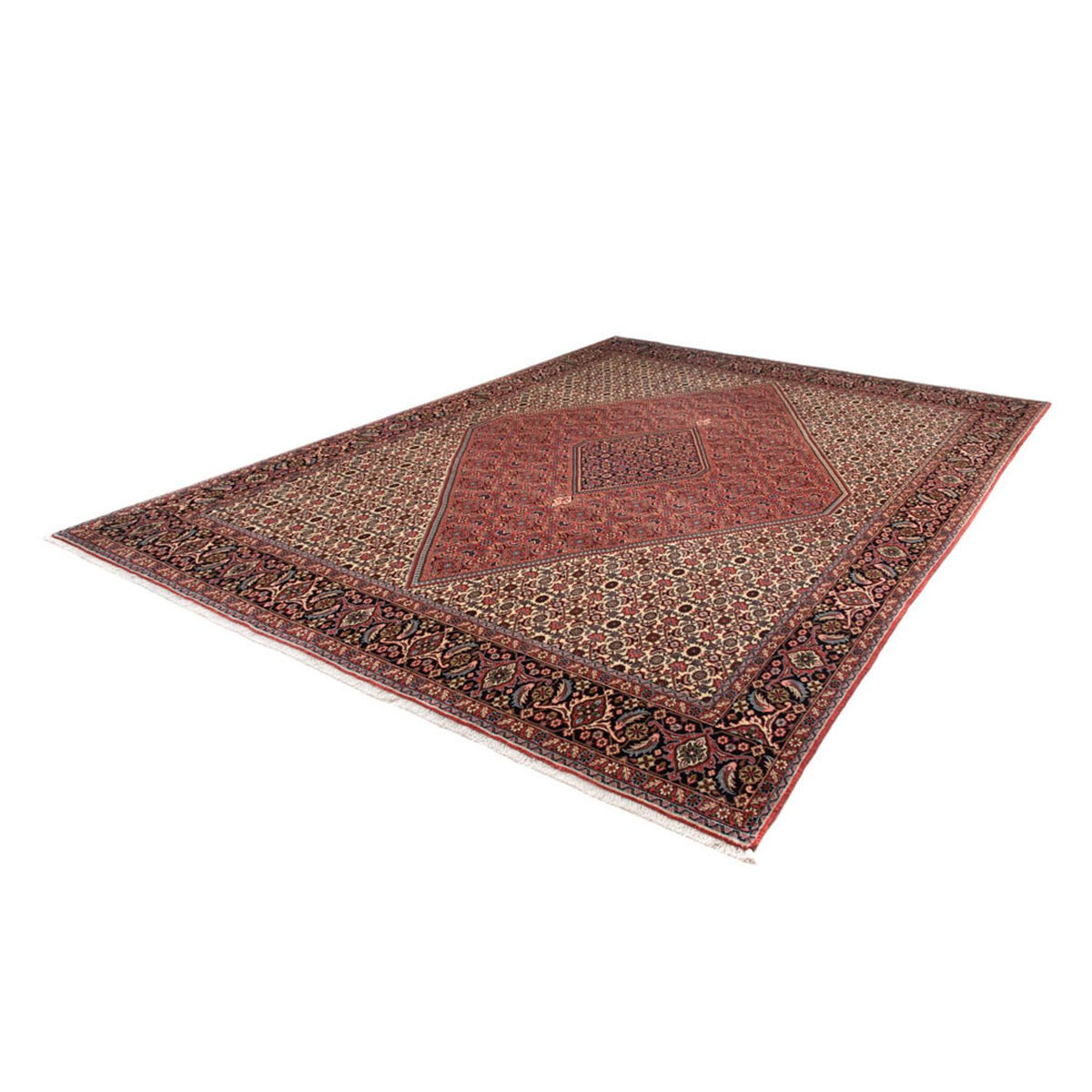 Tappeto Persero - Bidjar - 343 x 250 cm - rosso scuro
