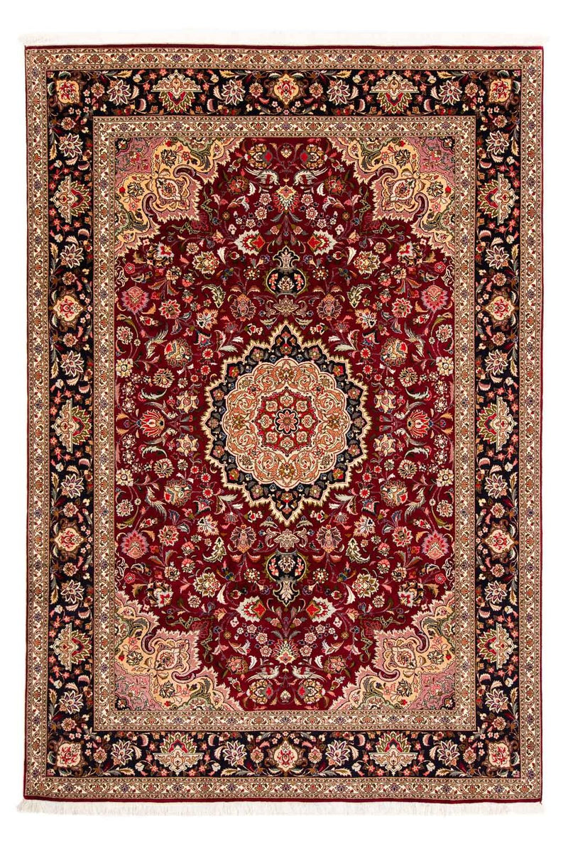 Tappeto Persero - Tabriz - Reale - 300 x 202 cm - rosso scuro