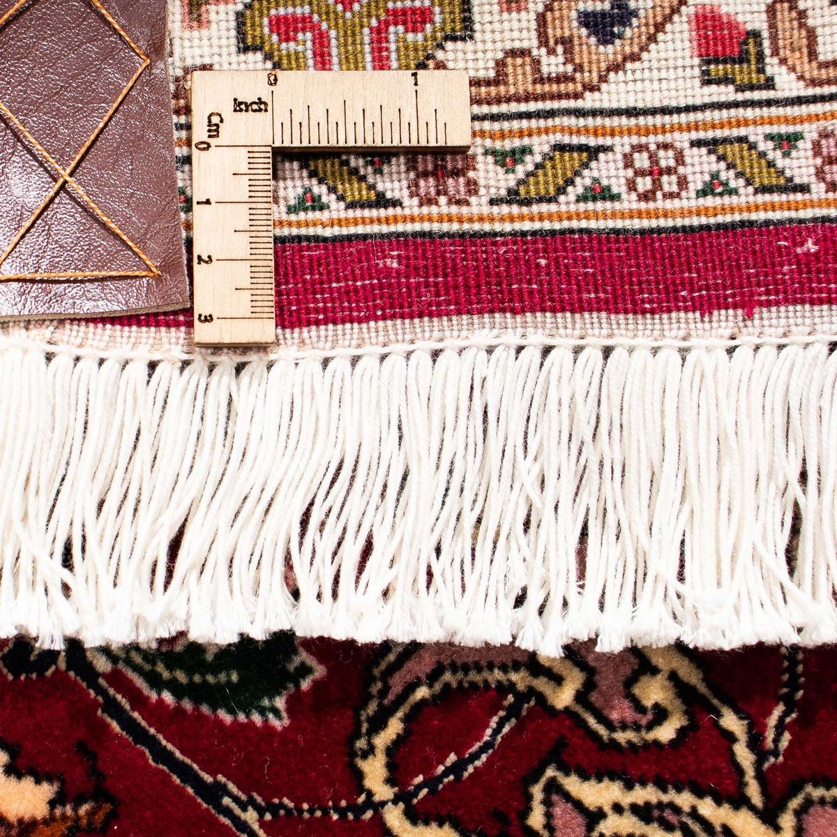 Tappeto Persero - Tabriz - Reale - 300 x 202 cm - rosso scuro