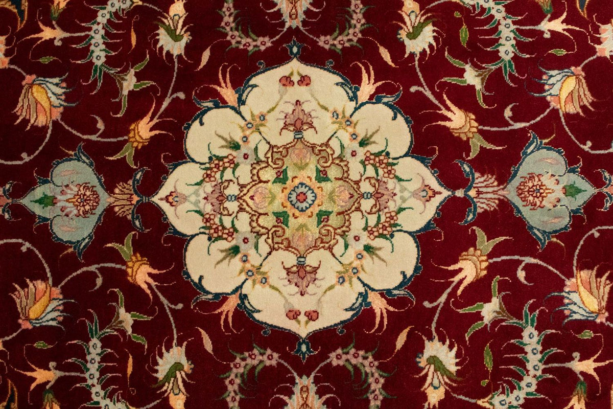 Tappeto Persero - Tabriz - Reale - 150 x 101 cm - rosso