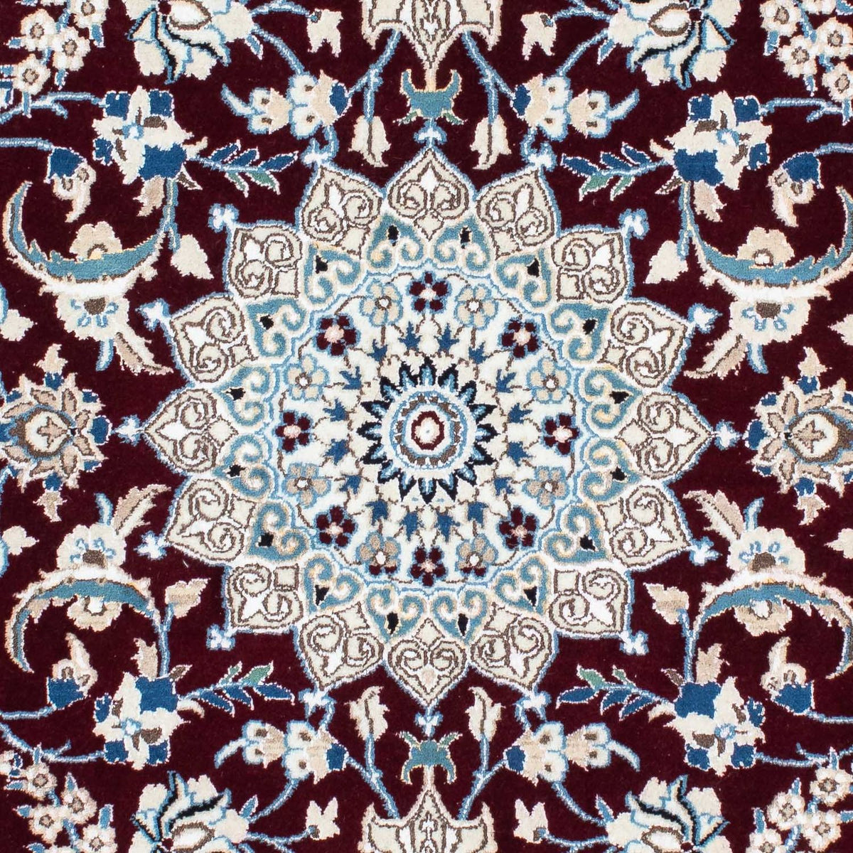Tappeto Persero - Nain - Reale - 182 x 110 cm - rosso scuro