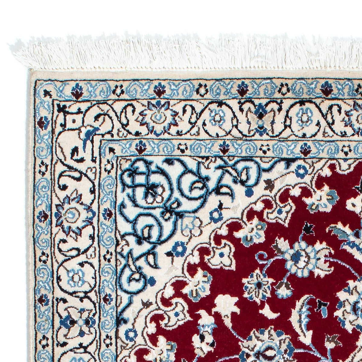 Tappeto corsia Tappeto Persero - Nain - Reale - 177 x 107 cm - rosso scuro