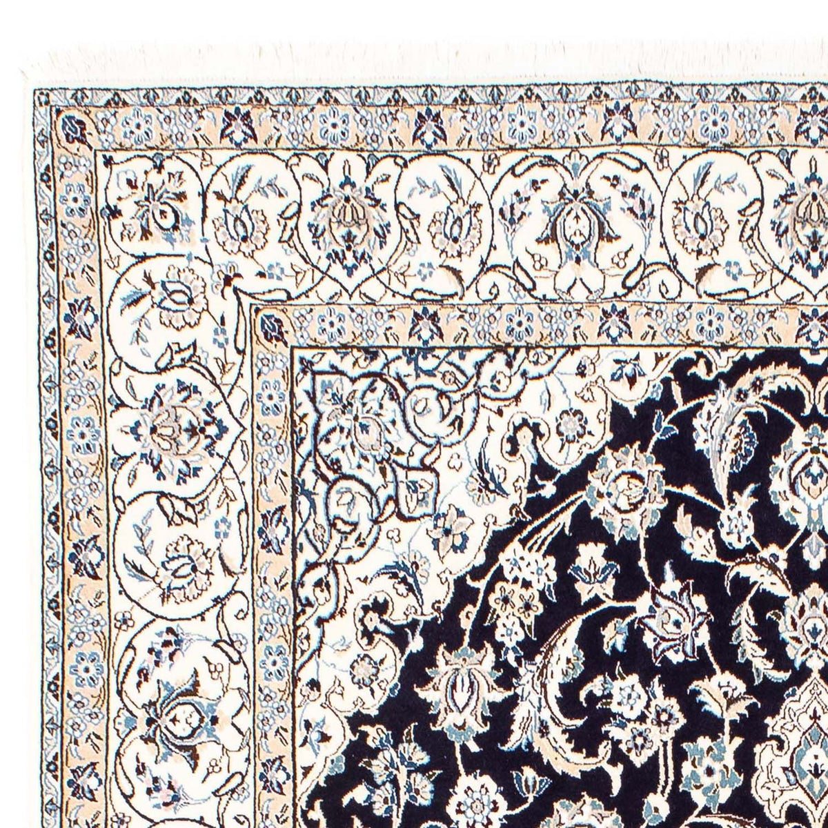 Tappeto Persero - Nain - Reale - 251 x 200 cm - blu scuro