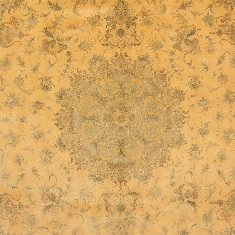 Tappeto Persero - Tabriz - Reale - 352 x 251 cm - marrone chiaro