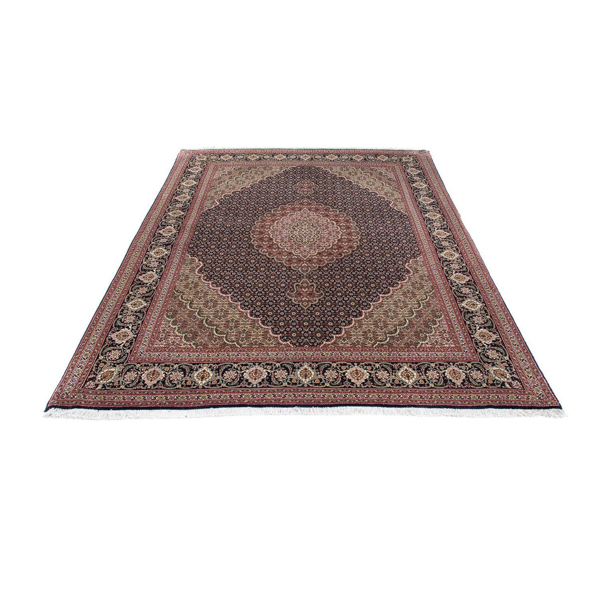 Tappeto Persero - Tabriz - 205 x 150 cm - marrone chiaro