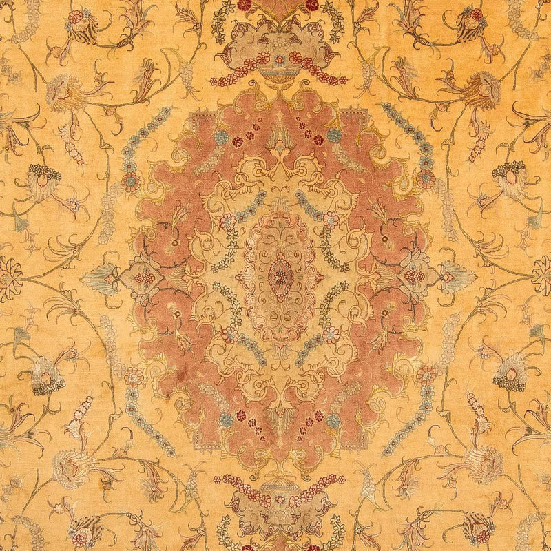Tappeto Persero - Tabriz - Reale - 398 x 306 cm - oro