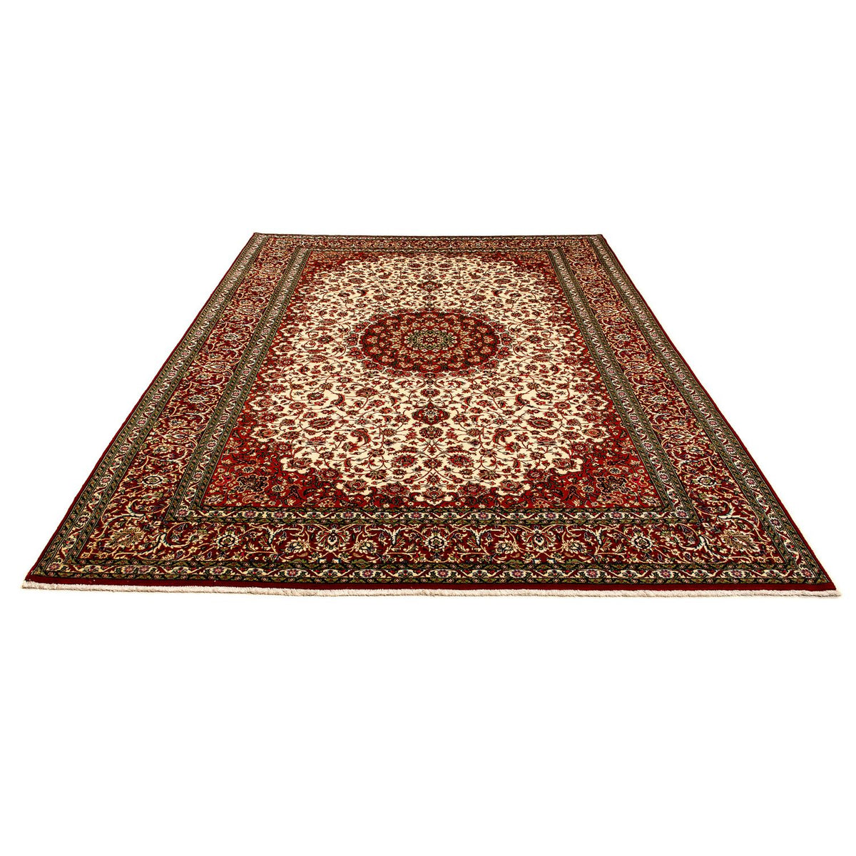 Tappeto Persero - Ghom - 358 x 244 cm - rosso scuro