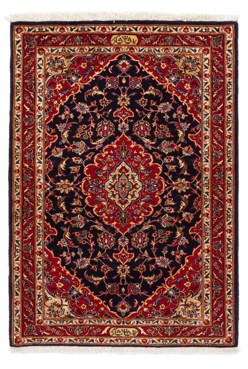Tappeto Persero - Keshan - 119 x 80 cm - blu scuro