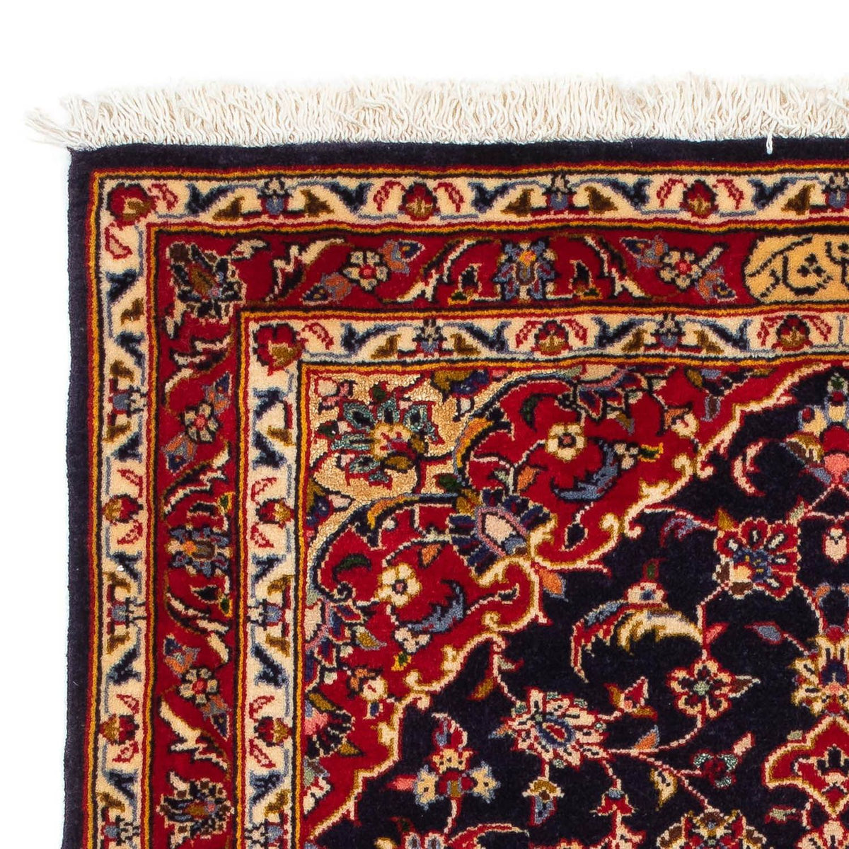 Tappeto Persero - Keshan - 119 x 80 cm - blu scuro