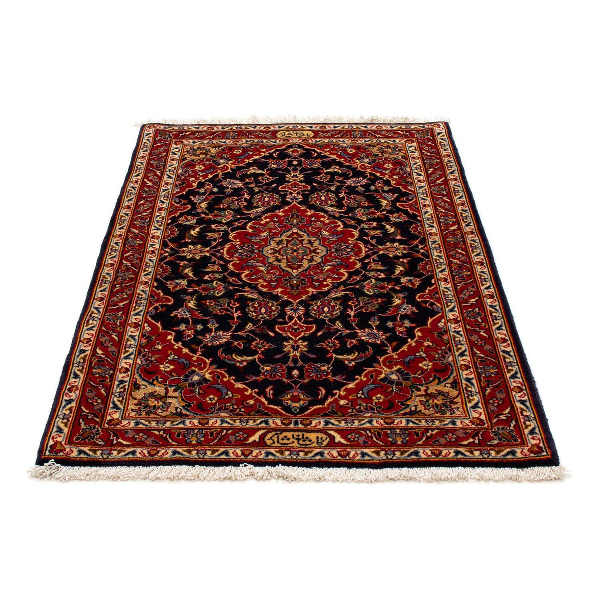Tappeto Persero - Keshan - 119 x 80 cm - blu scuro