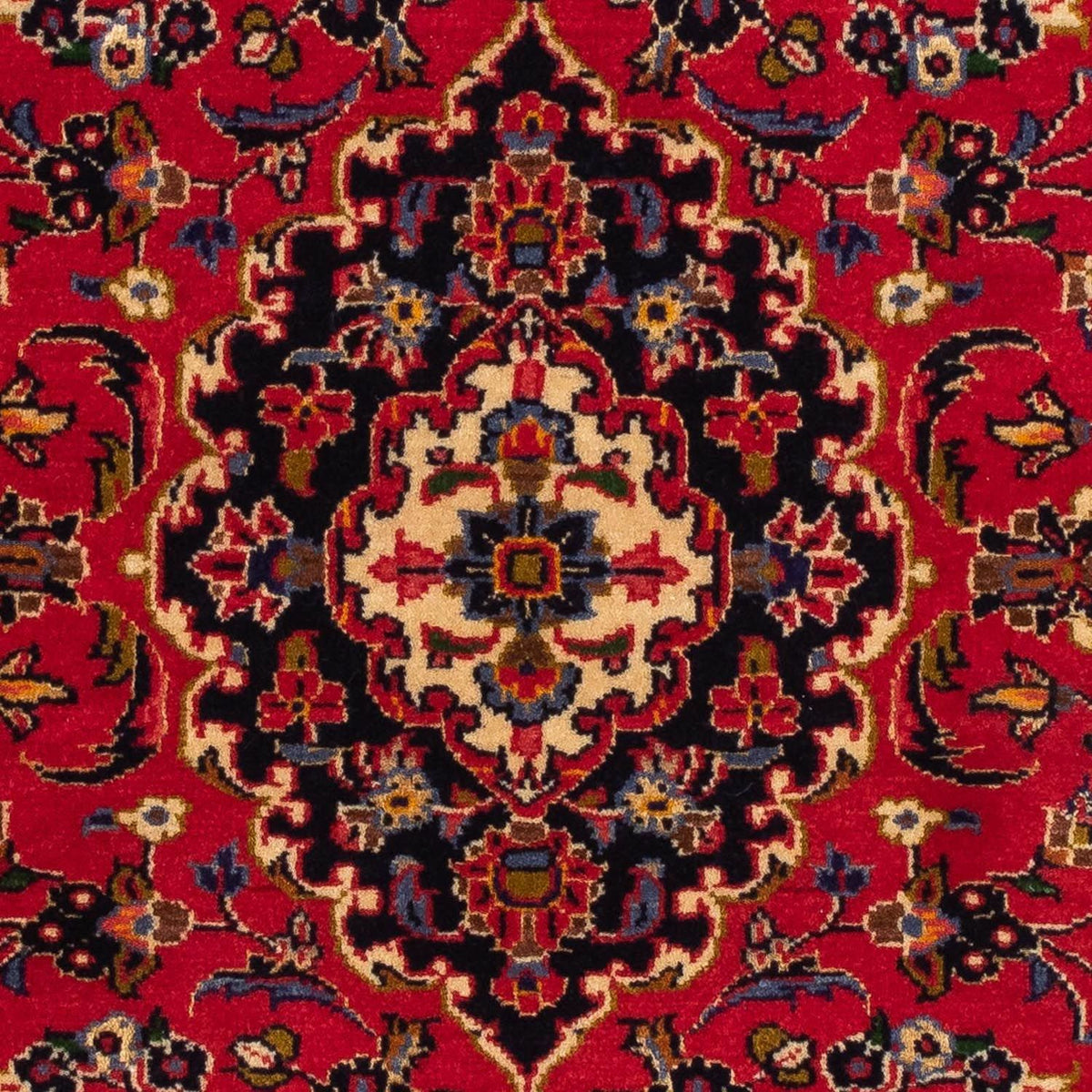 Tappeto Persero - Keshan - 129 x 71 cm - rosso scuro
