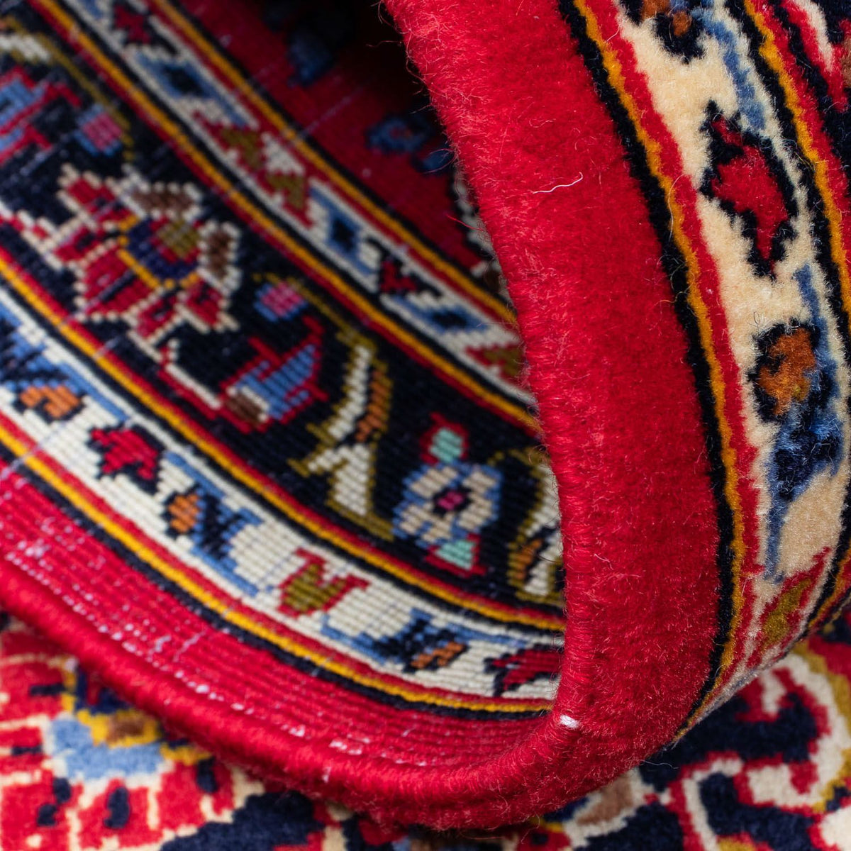 Tappeto Persero - Keshan - 129 x 71 cm - rosso scuro