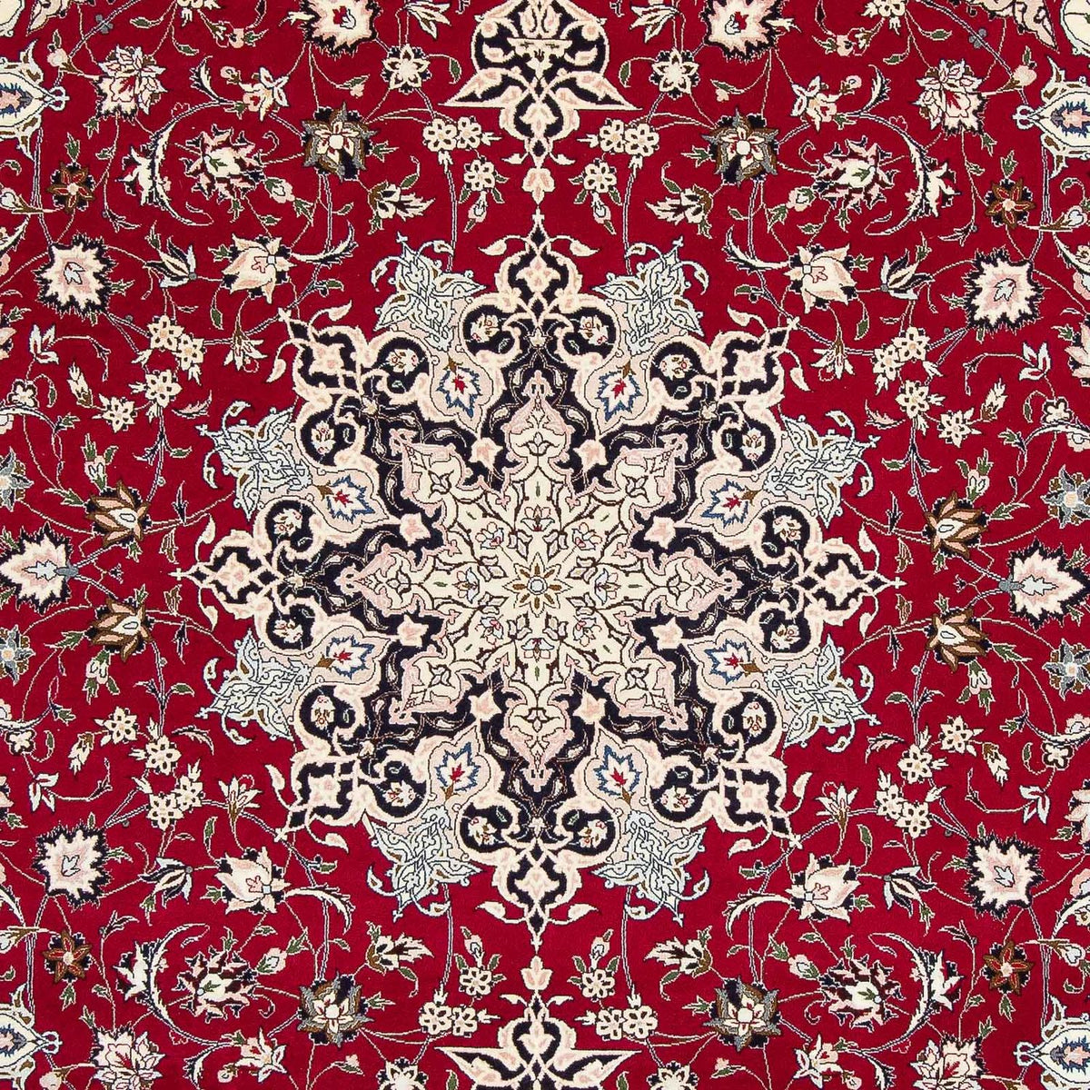 Tappeto Persero - Tabriz - Reale - 318 x 205 cm - rosso scuro