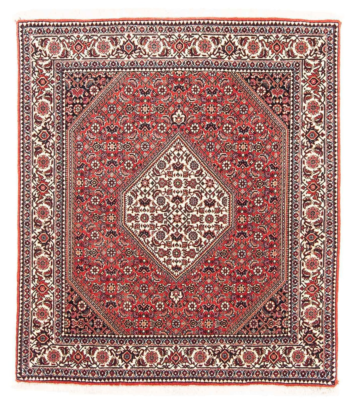 Tappeto Persero - Bidjar quadrato  - 112 x 100 cm - rosso