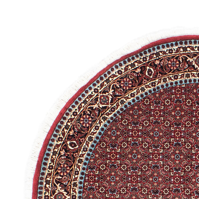 Tappeto Persero - Bidjar rotondo  - 155 x 155 cm - rosso scuro
