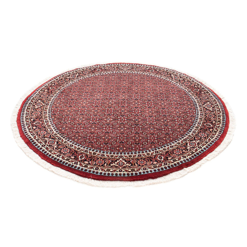 Tappeto Persero - Bidjar rotondo  - 155 x 155 cm - rosso scuro
