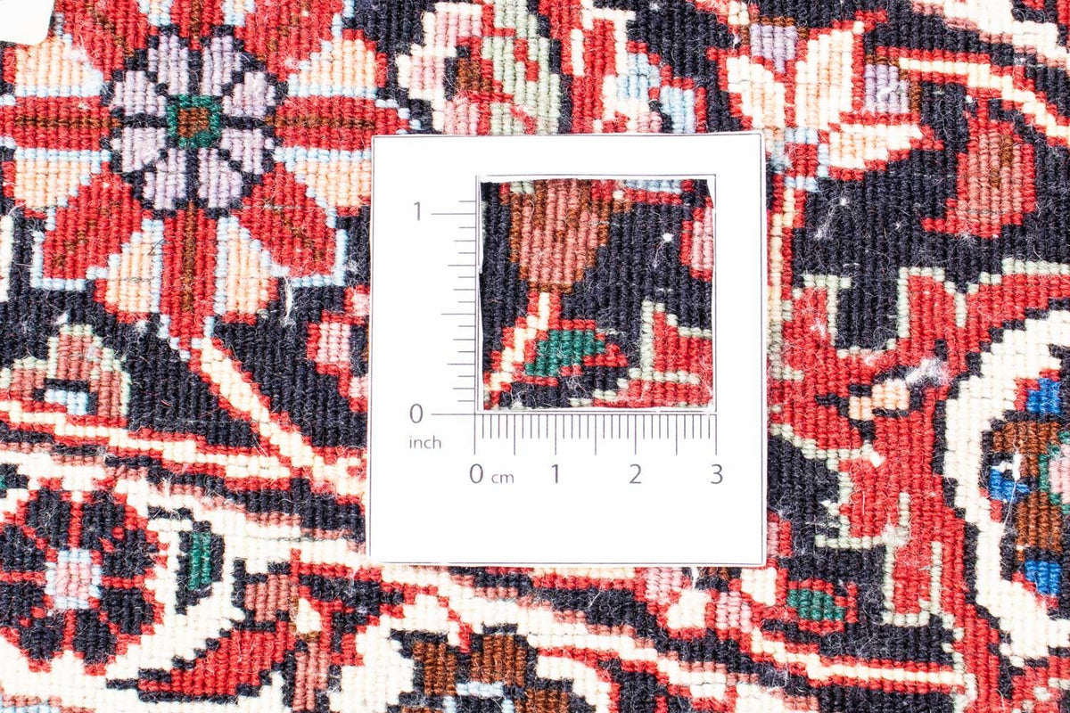 Tappeto Persero - Bidjar rotondo  - 155 x 155 cm - rosso scuro