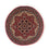 Tappeto Persero - Bidjar rotondo - 100 x 100 cm - rosso scuro