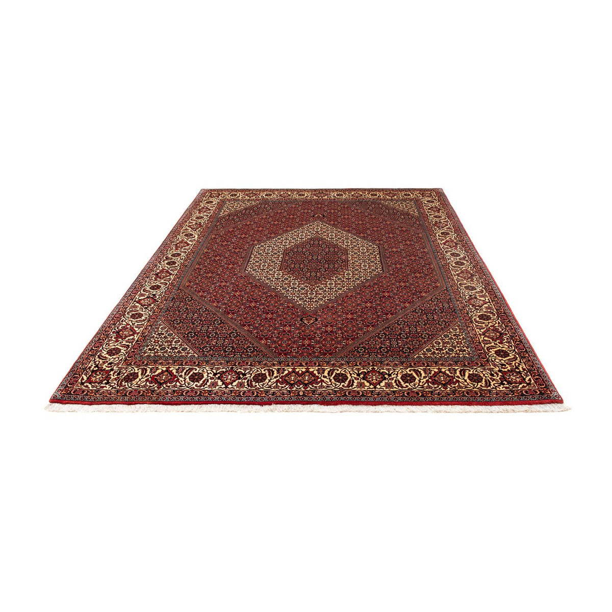 Tappeto Persero - Bidjar - 254 x 204 cm - rosso scuro