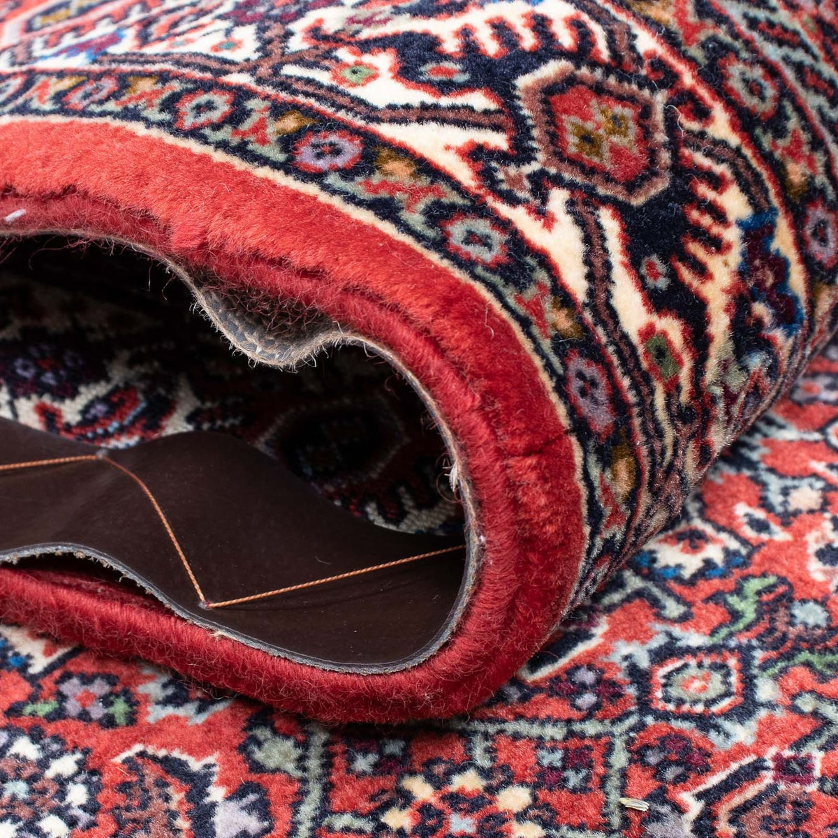 Tappeto corsia Tappeto Persero - Bidjar - 380 x 75 cm - rosso scuro