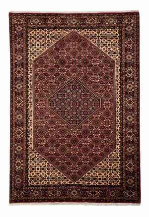 Tappeto Persero - Bidjar - 297 x 202 cm - rosso scuro