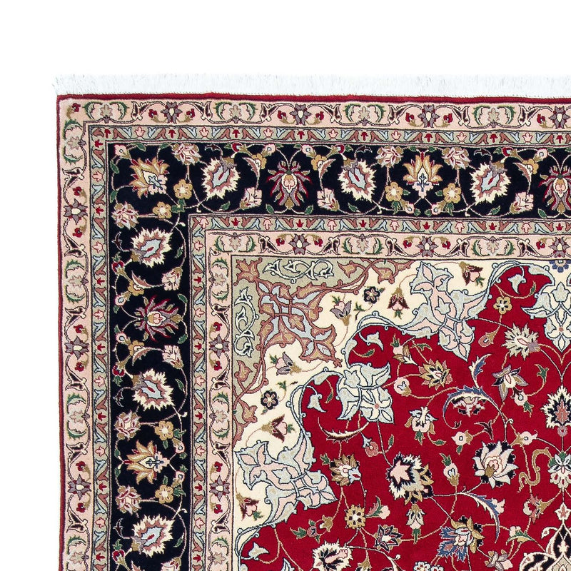 Tappeto Persero - Tabriz - Reale - 302 x 203 cm - rosso scuro