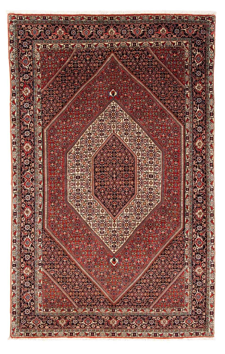 Tappeto Persero - Bidjar - 244 x 153 cm - rosso scuro