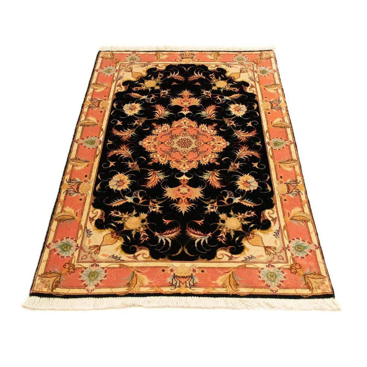 Tappeto Persero - Tabriz - Reale - 118 x 71 cm - nero