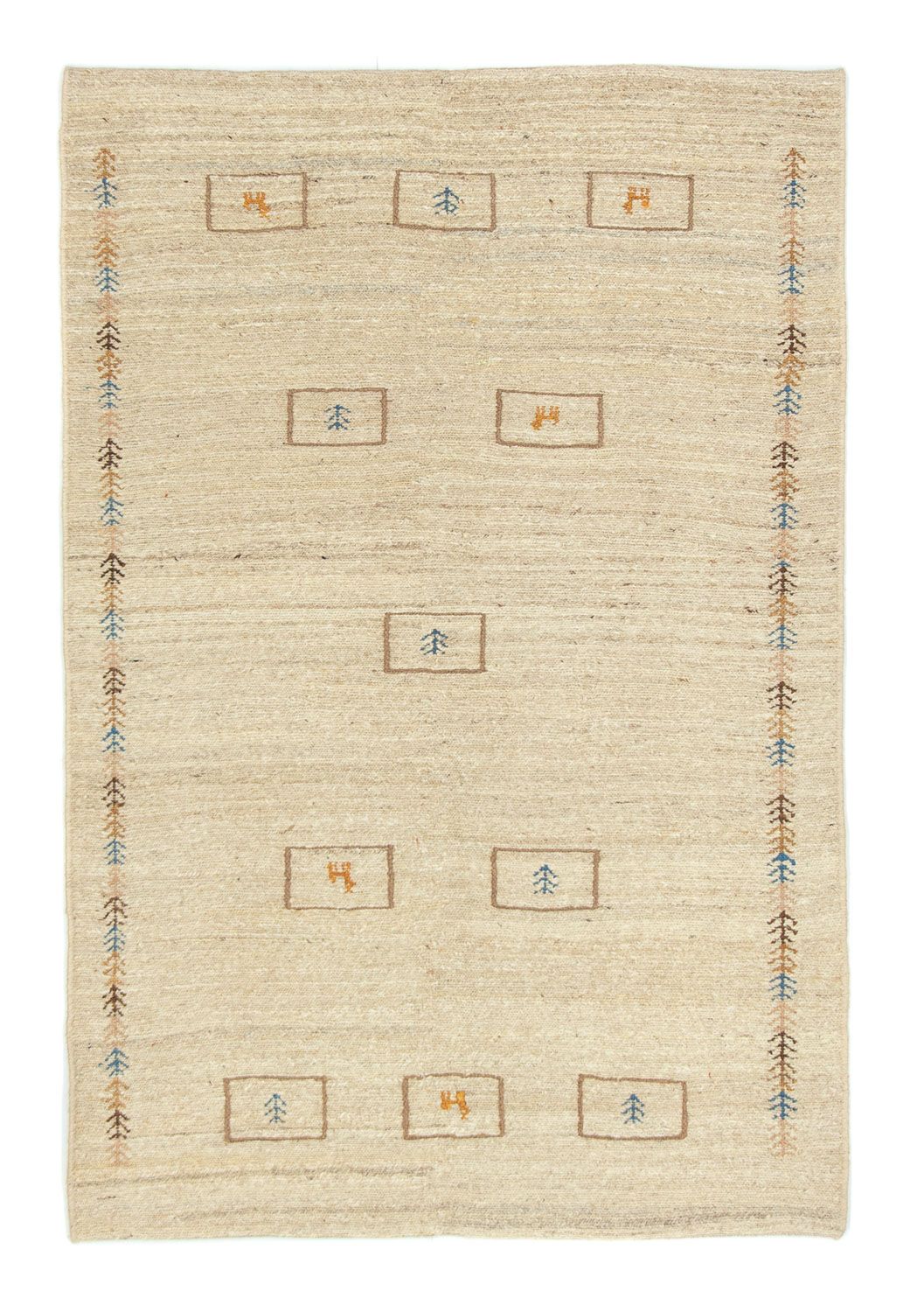 Tappeto Gabbeh - Persero - 166 x 113 cm - beige