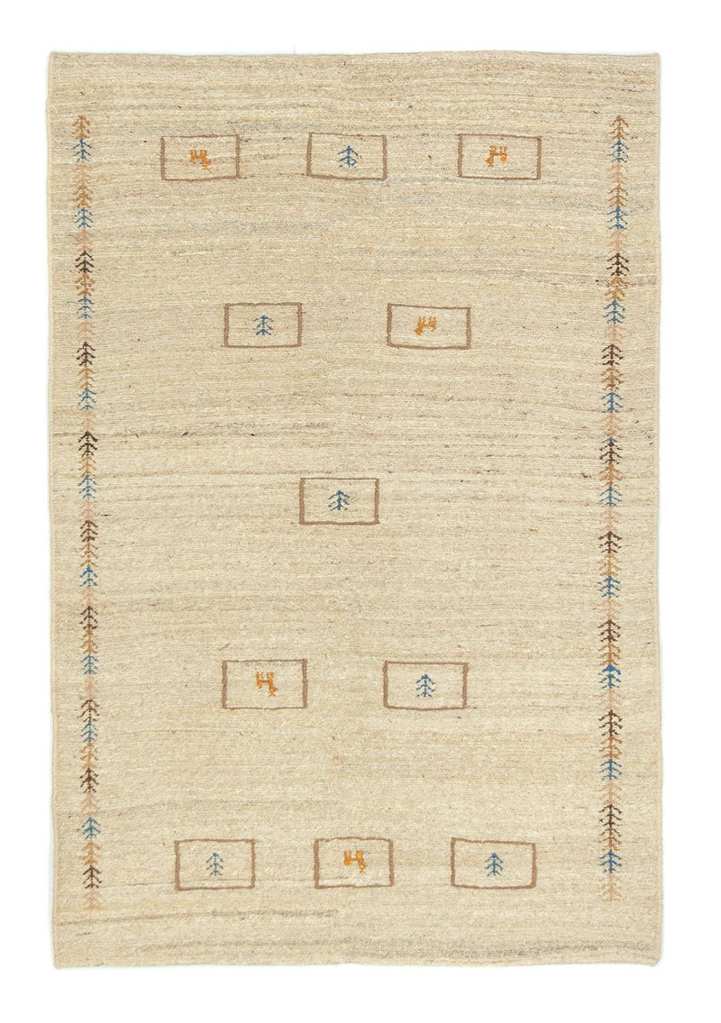 Tappeto Gabbeh - Persero - 166 x 113 cm - beige