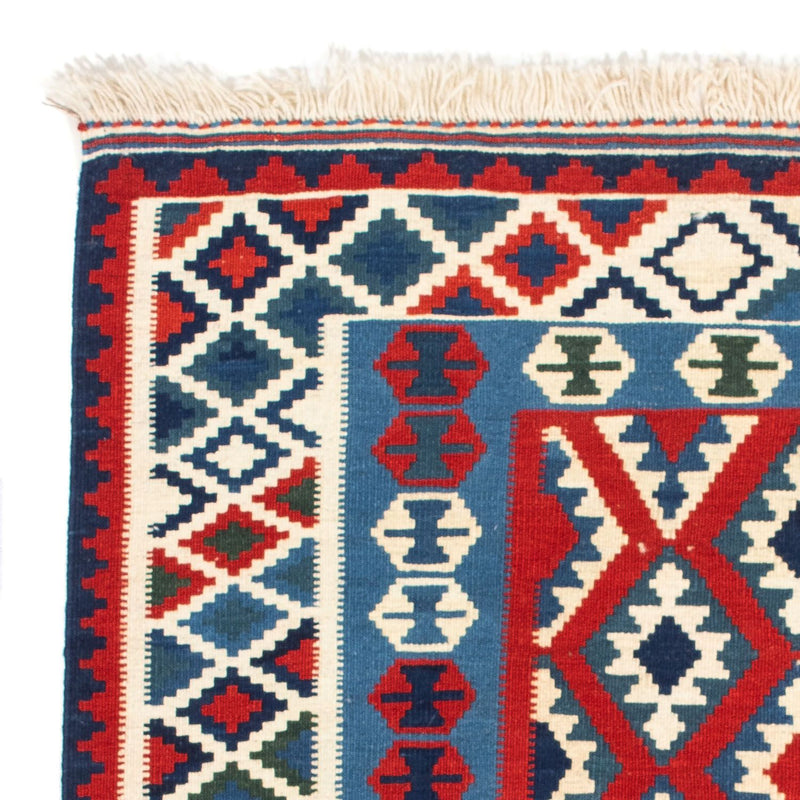 Tappeto Kelim - Orientale quadrato  - 104 x 103 cm - rosso scuro