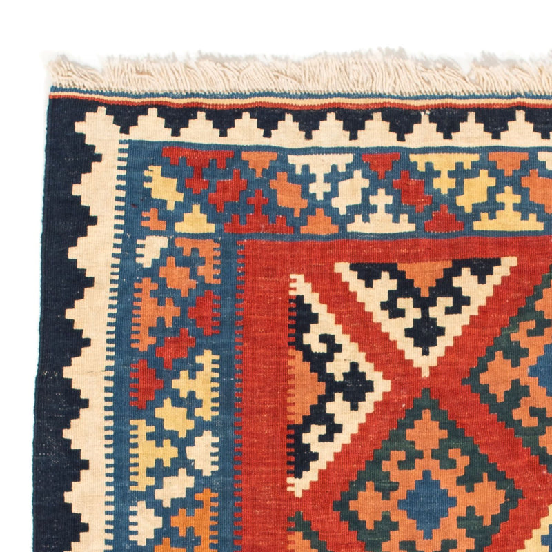 Tappeto Kelim - Orientale quadrato  - 105 x 101 cm - rosso